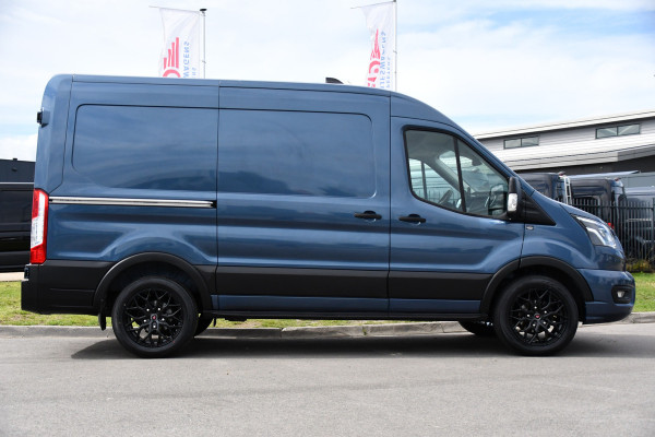 Ford Transit 350 2.0 TDCI L2H2 PB Edition Camera, Cruise, Carplay, 170pk, Stoelverwarming, Automaat, 2 x schuifdeur, LED, Sensoren, Multimedia, Uniek!