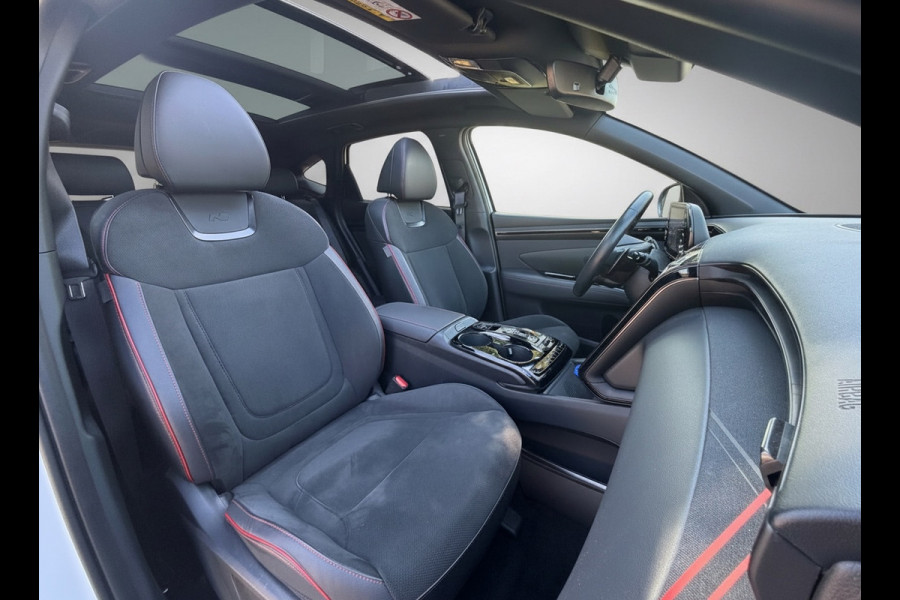 Hyundai Tucson 1.6 T-GDI PHEV N Line Sky 4WD, panoramadak, 360 camera, lederen sportinterieur, afn.trekhaak, vol opties! 1 e eigen