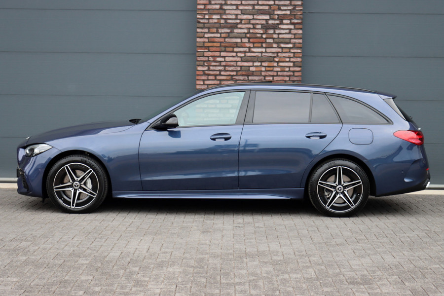 Mercedes-Benz C-Klasse Estate 300 e AMG Line Premium | Panoramadak | Memory | Distronic | Surround Camera | Trekhaak | Digital Light | Nightpakket | Augmented Reality |