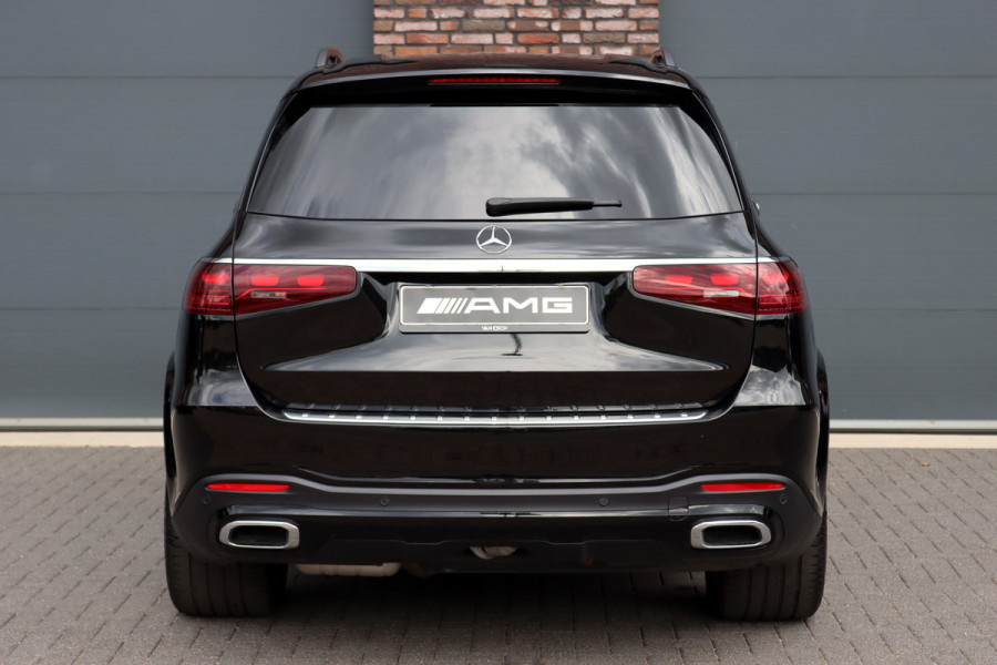 Mercedes-Benz GLS 450 d 4MATIC AMG Line | 7Pers. | Luchtvering | Distronic | Standkachel | Massage | MBUX Tablet | Trekhaak | Comfortpakket Achter+ | Burmester | Vlakkenverwarming |