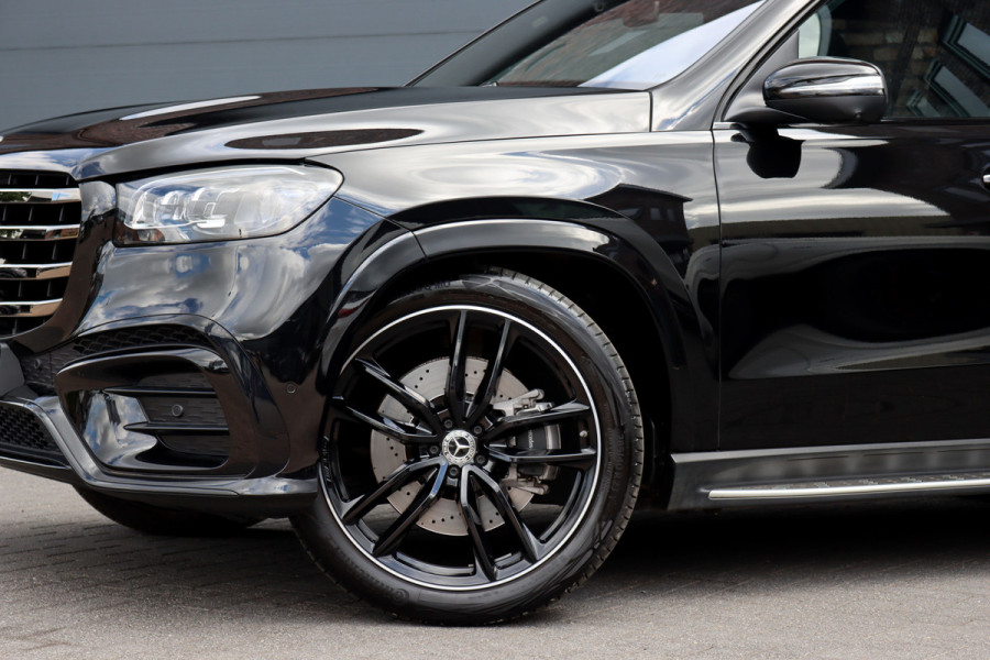 Mercedes-Benz GLS 450 d 4MATIC AMG Line | 7Pers. | Luchtvering | Distronic | Standkachel | Massage | MBUX Tablet | Trekhaak | Comfortpakket Achter+ | Burmester | Vlakkenverwarming |