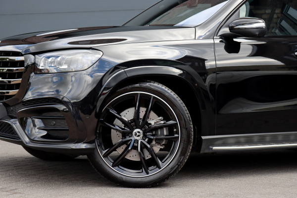 Mercedes-Benz GLS 450 d 4MATIC AMG Line | 7Pers. | Luchtvering | Distronic | Standkachel | Massage | MBUX Tablet | Trekhaak | Comfortpakket Achter+ | Burmester | Vlakkenverwarming |