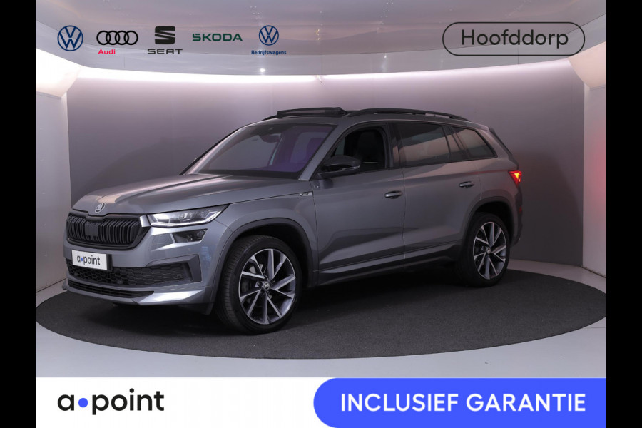 Škoda Kodiaq 1.5 TSI Sportline Business 150pk DSG | Panoramadak | Lederen bekleding | Navigatiesysteem | Voorstoelen verwarmd | Lichtmetalen velgen 20" | Travel-pakket | Apple Carplay/Android Auto