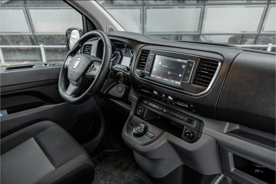 Fiat Scudo 2.0 MultiJet 145 PK L2H1 | Sortimo | CarPlay | Camera | Navigatie | Trekhaak | Standkachel | Grip control | F1 Flippers | DAB | Cruise control | Keyless start | DAB | Nieuwe APK | Dealer onderhouden