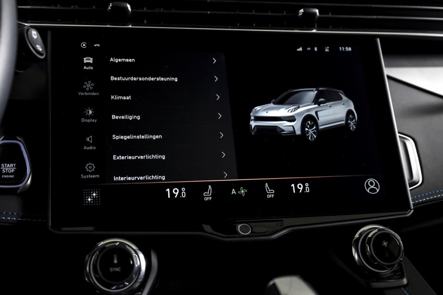 Lynk & Co 01 1.5 PHEV 261PK MY23 | Donkere hemel | 360 Camera | 7.4 kWh boordlader | S/K-panodak | Adapt. Cruise | Memory | Elek. klep | LM 20" | 8416
