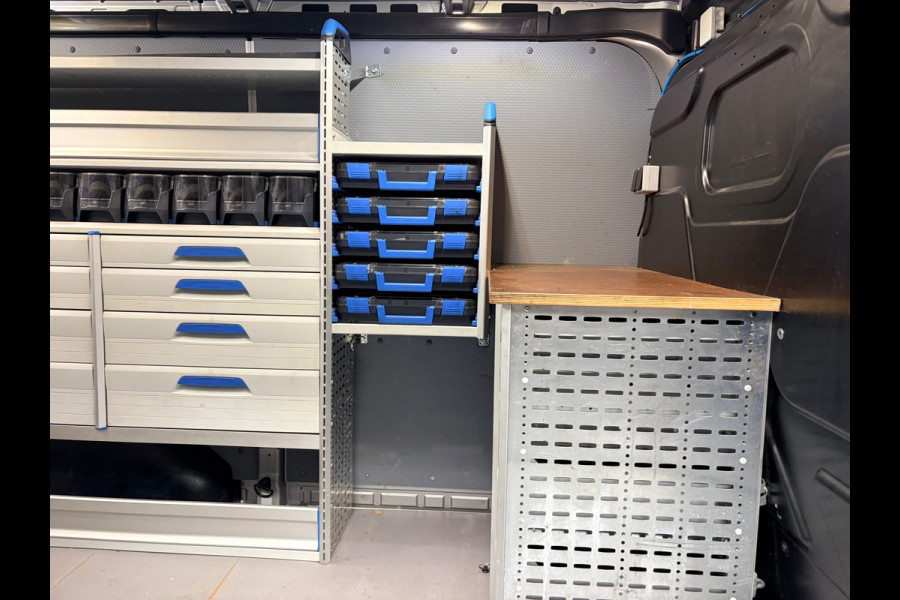 Ford Transit Automaat Servicewagen 350 2.0 TDCI 131PK euro6 L2H2 3Persoons Trend, Sortimo werkplaats inrichting, RIJKLAARPRIJS