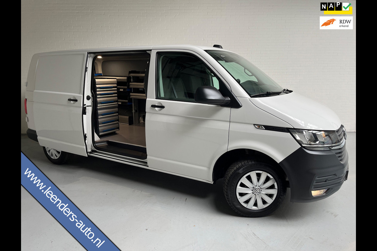 Volkswagen Transporter Automaat DSG Servicewagen 2.0 TDI 150pk L2H1 3Persoons Sortimo Inrichting, Airco, Navigatie, RIJKLAARPRIJS!