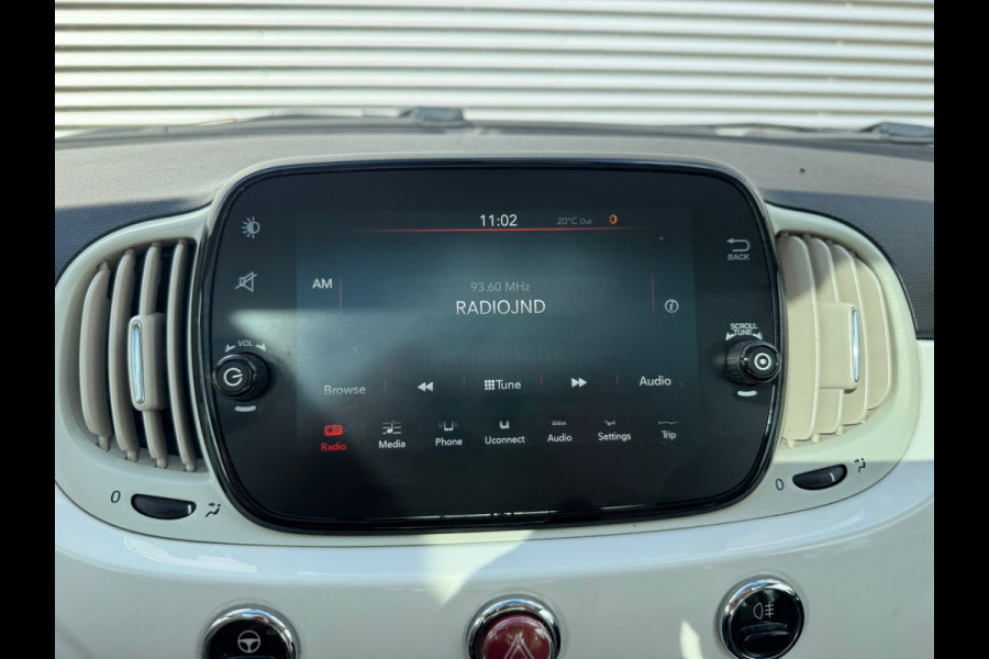 Fiat 500 1.2 Lounge,Panorama,Autom.Airco,Navigatie,Carplay,parksensoren