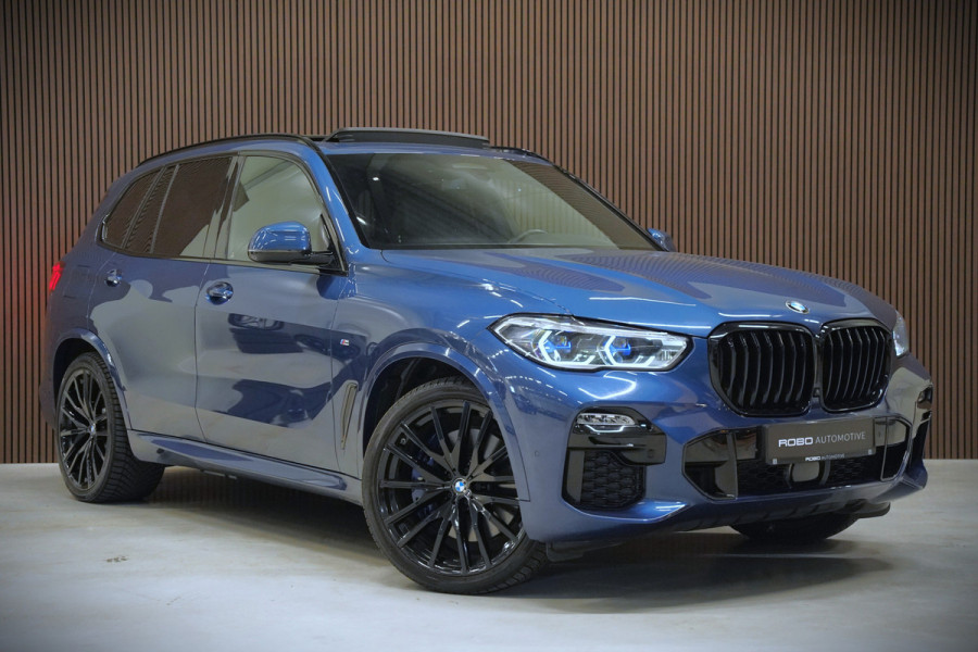 BMW X5 xDrive45e High Executive | Panoramadak | Harman Kardon | Luchtvering | Laser | Adaptive Cruise Control | Keyless | 360 Camera | Head-Up Display | Ambiance Verlichting | M Sport remmen | Memory Seats | Stoelverwarming