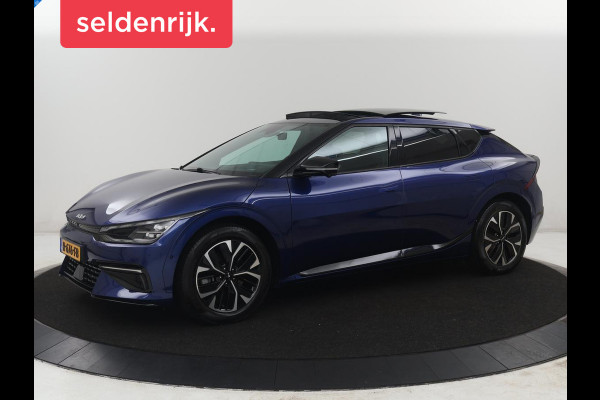 Kia EV6 GT-Line 77.4 kWh | SOH 95,1% | Panoramadak | Memory | Stuur/stoel verwarming | Stoel ventilatie| Meridian sound | Adaptive cruise | Head-up | Carplay | Sfeerverlichting | 360 camera | Park assist