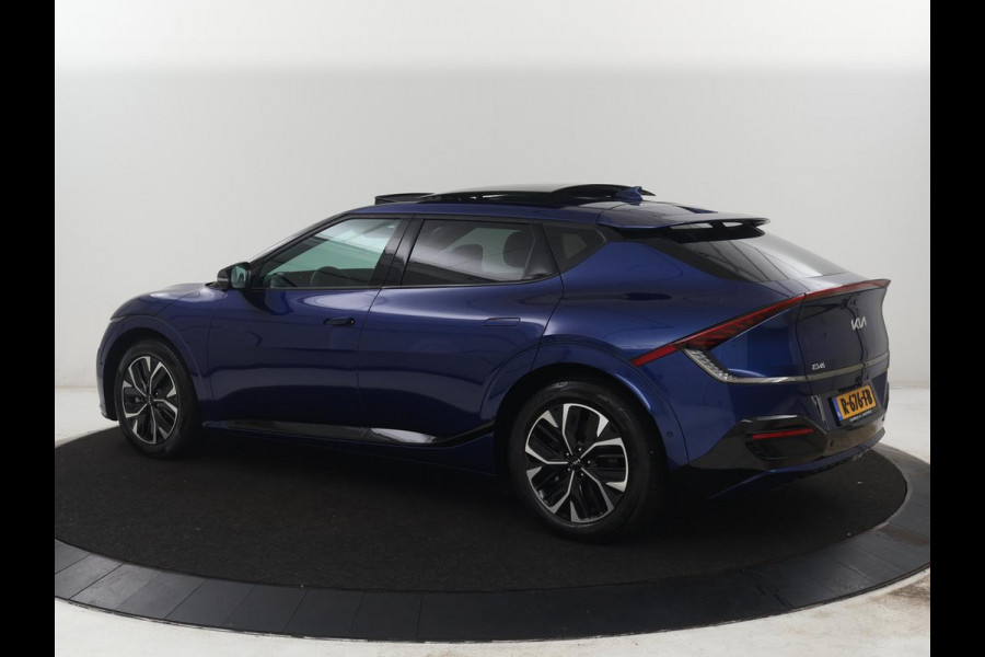 Kia EV6 GT-Line 77.4 kWh | SOH 95,1% | Panoramadak | Memory | Stuur/stoel verwarming | Stoel ventilatie| Meridian sound | Adaptive cruise | Head-up | Carplay | Sfeerverlichting | 360 camera | Park assist