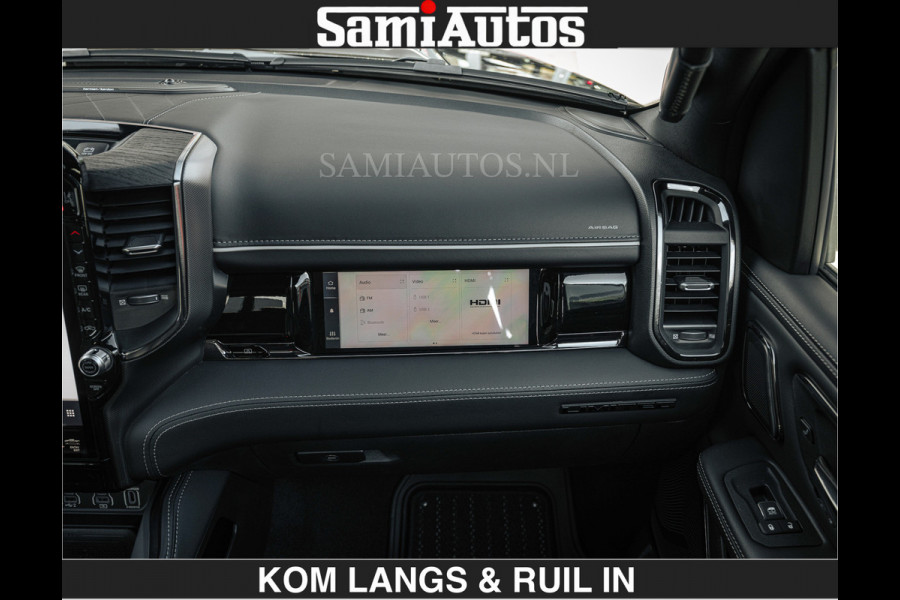 Dodge Ram LIMITED 2026 5.7 V8 HEMI | MAXIMAAL UITGERUST | DUBBELE CABINE | 5 PERSOONS | DC | Allernieuwste Limited uitvoering – volledig uitgerust met alle opties, inclusief MWK en normale laadbak.