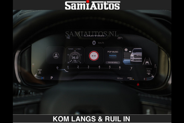 Dodge Ram Limited H.O 540HP 706Nm | De Meest Luxe en Volle Pick-Up in zijn Klasse | LUCHTVERING | HUD | Massage + Full Option | Comfortabele Dubbele Cabine met Royale 5 Zitplaatsen | BPM vrij | Nu Leverbaar uit Voorraad | Voorraad Nr 2300 - 7689 | De specialist in Amerikaanse pick‑ups in Nederland en Europa.