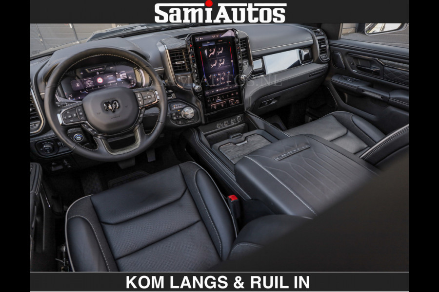 Dodge Ram Limited H.O 540HP 706Nm | De Meest Luxe en Volle Pick-Up in zijn Klasse | LUCHTVERING | HUD | Massage + Full Option | Comfortabele Dubbele Cabine met Royale 5 Zitplaatsen | BPM vrij | Nu Leverbaar uit Voorraad | Voorraad Nr 2300 - 7689 | De specialist in Amerikaanse pick‑ups in Nederland en Europa.