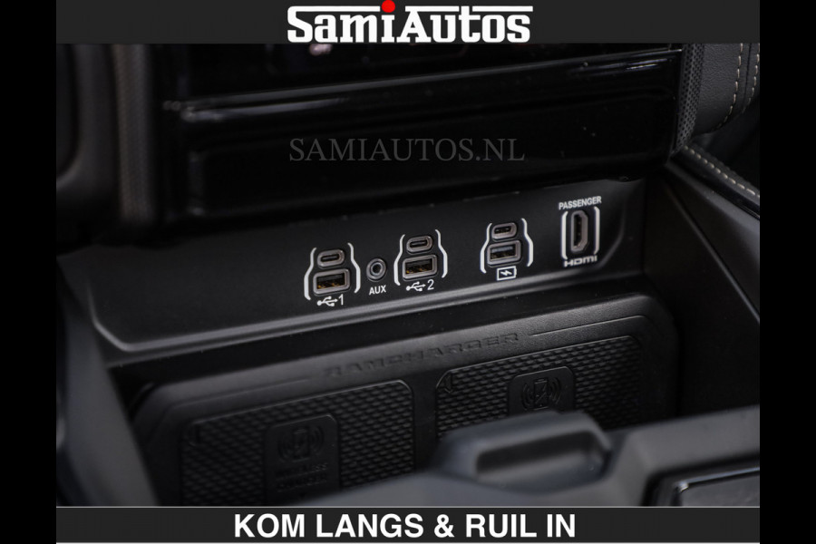 Dodge Ram Limited H.O 540HP 706Nm | De Meest Luxe en Volle Pick-Up in zijn Klasse | LUCHTVERING | HUD | Massage + Full Option | Comfortabele Dubbele Cabine met Royale 5 Zitplaatsen | BPM vrij | Nu Leverbaar uit Voorraad | Voorraad Nr 2300 - 7689 | De specialist in Amerikaanse pick‑ups in Nederland en Europa.
