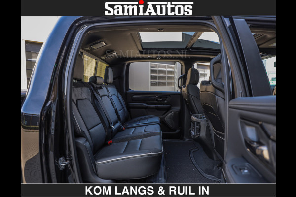 Dodge Ram Limited H.O 540HP 706Nm | De Meest Luxe en Volle Pick-Up in zijn Klasse | LUCHTVERING | HUD | Massage + Full Option | Comfortabele Dubbele Cabine met Royale 5 Zitplaatsen | BPM vrij | Nu Leverbaar uit Voorraad | Voorraad Nr 2300 - 7689 | De specialist in Amerikaanse pick‑ups in Nederland en Europa.