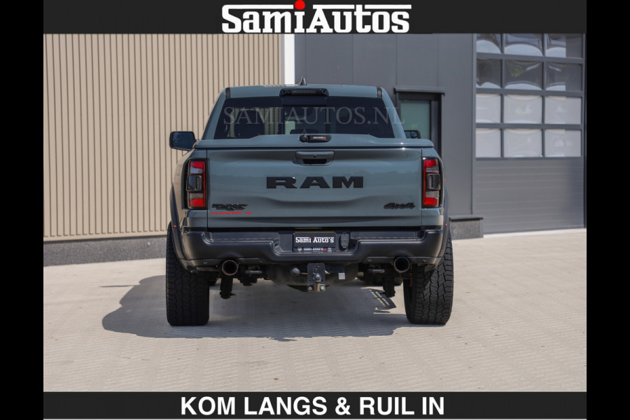 Dodge Ram TRX 6.2 V8 HELLCAT | ANVIL SPECIAL ORIGINAL COLOR | CARBON | RODE STIKSELS | BOM VOL | CREW CAB DUBBELE CABINE | 5 PERSOONS |