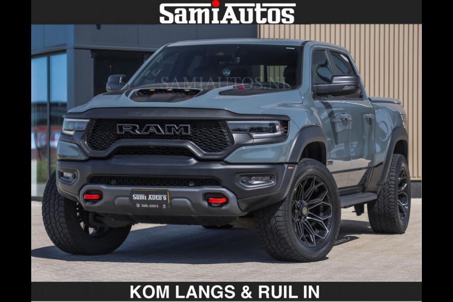 Dodge Ram TRX 6.2 V8 HELLCAT | ANVIL SPECIAL ORIGINAL COLOR | CARBON | RODE STIKSELS | BOM VOL | CREW CAB DUBBELE CABINE | 5 PERSOONS |