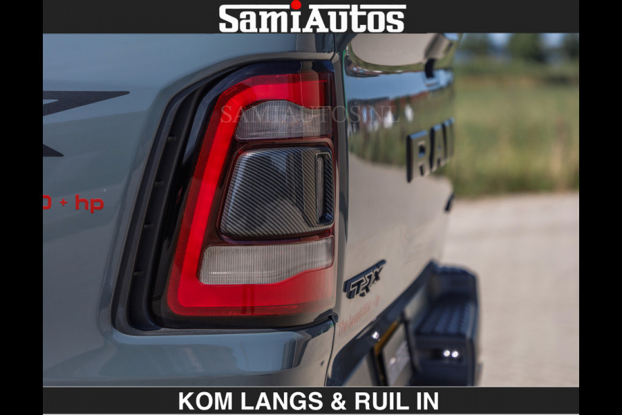 Dodge Ram TRX 6.2 V8 HELLCAT | ANVIL SPECIAL ORIGINAL COLOR | CARBON | RODE STIKSELS | BOM VOL | CREW CAB DUBBELE CABINE | 5 PERSOONS |