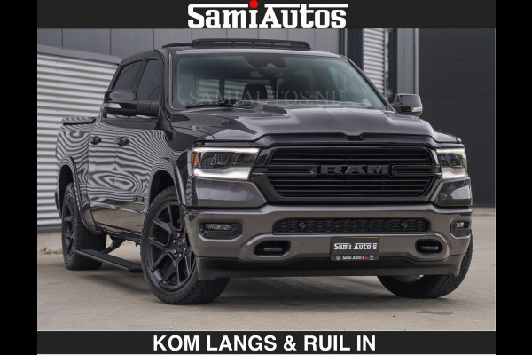 Dodge Ram SPORT LARAMIE 5.7 V8 HEMI | LUCHTVERING | 2023 | PANODAK | GROOTSCHERM | DC | TOP KLEUR GRANITE | CREW CAB | DUBBELE CABINE | 5 PERSOONS |