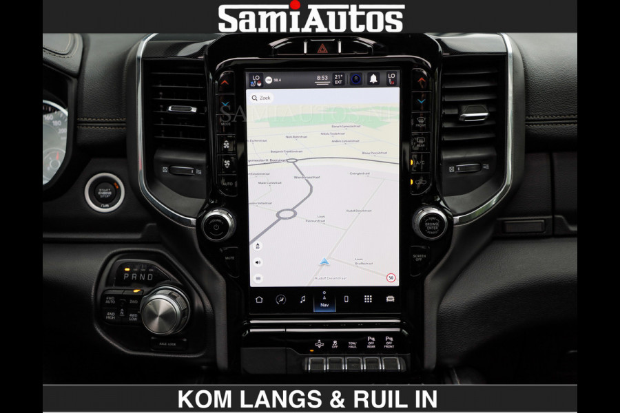 Dodge Ram SPORT LARAMIE 5.7 V8 HEMI | LUCHTVERING | 2023 | PANODAK | GROOTSCHERM | DC | TOP KLEUR GRANITE | CREW CAB | DUBBELE CABINE | 5 PERSOONS |