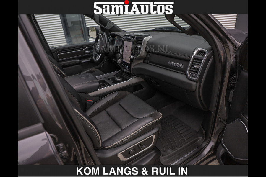 Dodge Ram SPORT LARAMIE 5.7 V8 HEMI | LUCHTVERING | 2023 | PANODAK | GROOTSCHERM | DC | TOP KLEUR GRANITE | CREW CAB | DUBBELE CABINE | 5 PERSOONS |