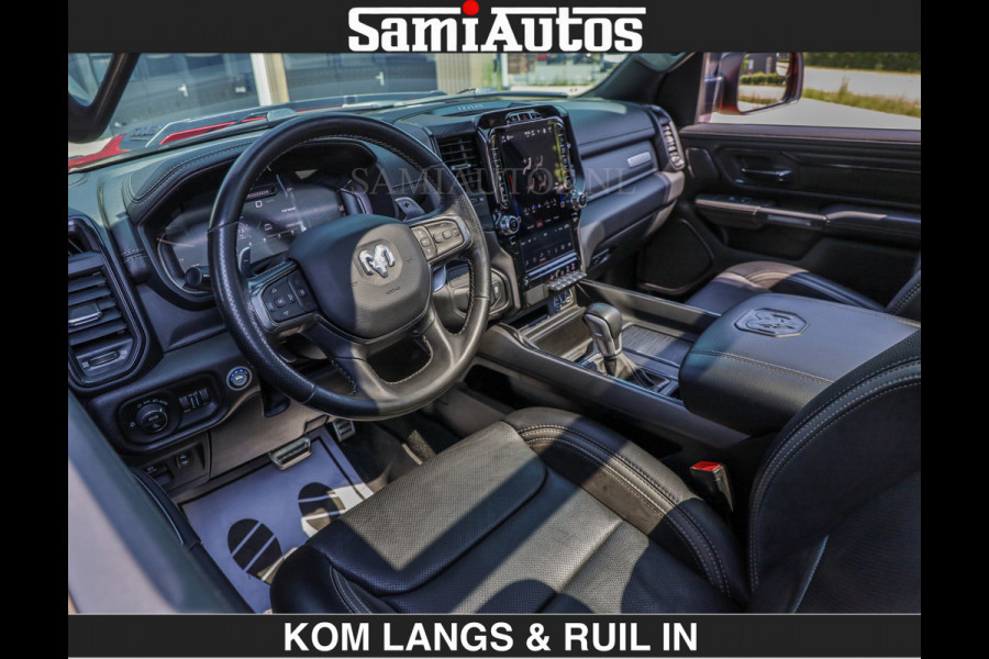 Dodge Ram GT TRX PACK BEAST | 5.7 V8 HEMI | WIDE BODY | LUCHTVERING | MEGA DIK | DC | DUBBLE CABINE | 5 PERSOONS | CREW CAB | GRIJS KENTEKEN | TRAIN HORN | EERSTE EIGENAAR | ORIGINEEL NEDERLANDSE AUTO | WIDE BODY | De specialist in Amerikaanse pick‑ups in Nederland en Europa.