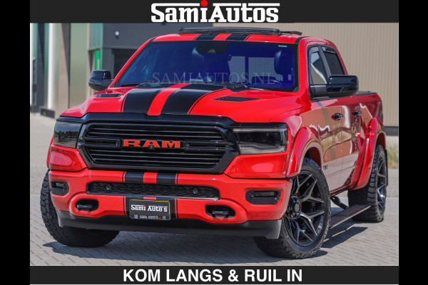 Dodge Ram GT TRX PACK BEAST | 5.7 V8 HEMI | WIDE BODY | LUCHTVERING | MEGA DIK | DC | DUBBLE CABINE | 5 PERSOONS | CREW CAB | GRIJS KENTEKEN | TRAIN HORN | EERSTE EIGENAAR | ORIGINEEL NEDERLANDSE AUTO | WIDE BODY | De specialist in Amerikaanse pick‑ups in Nederland en Europa.