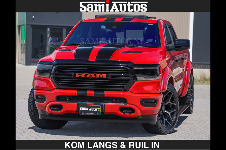 Dodge Ram GT TRX PACK BEAST | 5.7 V8 HEMI | WIDE BODY | LUCHTVERING | MEGA DIK | DC | DUBBLE CABINE | 5 PERSOONS | CREW CAB | GRIJS KENTEKEN | TRAIN HORN | EERSTE EIGENAAR | ORIGINEEL NEDERLANDSE AUTO | WIDE BODY | De specialist in Amerikaanse pick‑ups in Nederland en Europa.