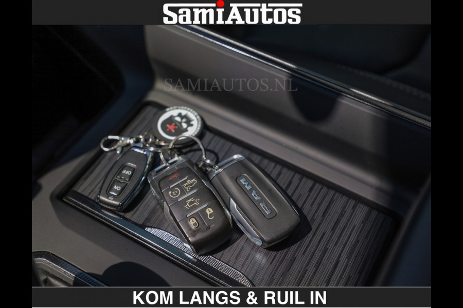 Dodge Ram GT TRX PACK BEAST | 5.7 V8 HEMI | WIDE BODY | LUCHTVERING | MEGA DIK | DC | DUBBLE CABINE | 5 PERSOONS | CREW CAB | GRIJS KENTEKEN | TRAIN HORN | EERSTE EIGENAAR | ORIGINEEL NEDERLANDSE AUTO | WIDE BODY | De specialist in Amerikaanse pick‑ups in Nederland en Europa.