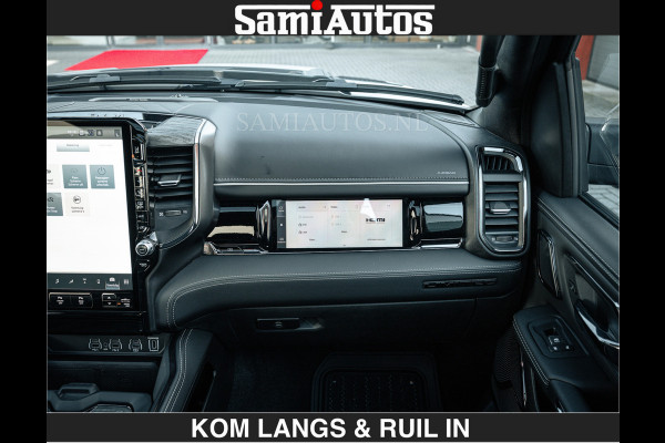Dodge Ram LIMITED H.O 540 PK 706Nm | Massage + Full Option | De Meest Luxe en Volle Pick-Up in zijn Klasse | Comfortabele Dubbele Cabine met Royale 5 Zitplaatsen | BPM vrij | Nu Leverbaar uit Voorraad | Voorraad Nr 2336 - 7700 | De specialist in Amerikaanse pick‑ups in Nederland en Europa.