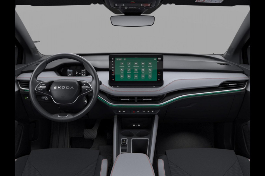 Škoda Elroq 60 Business Edition 190 pk | Trekhaak | Lodge interieur | Business Upgrade pakket - Plus | Velgen: 20" lichtmetalen velgen Vega, zilver metallic