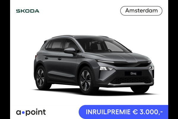 Škoda Elroq 60 Business Edition 190 pk | Trekhaak | Velgen: 19" lichtmetalen velgen ' Regulus', Antraciet