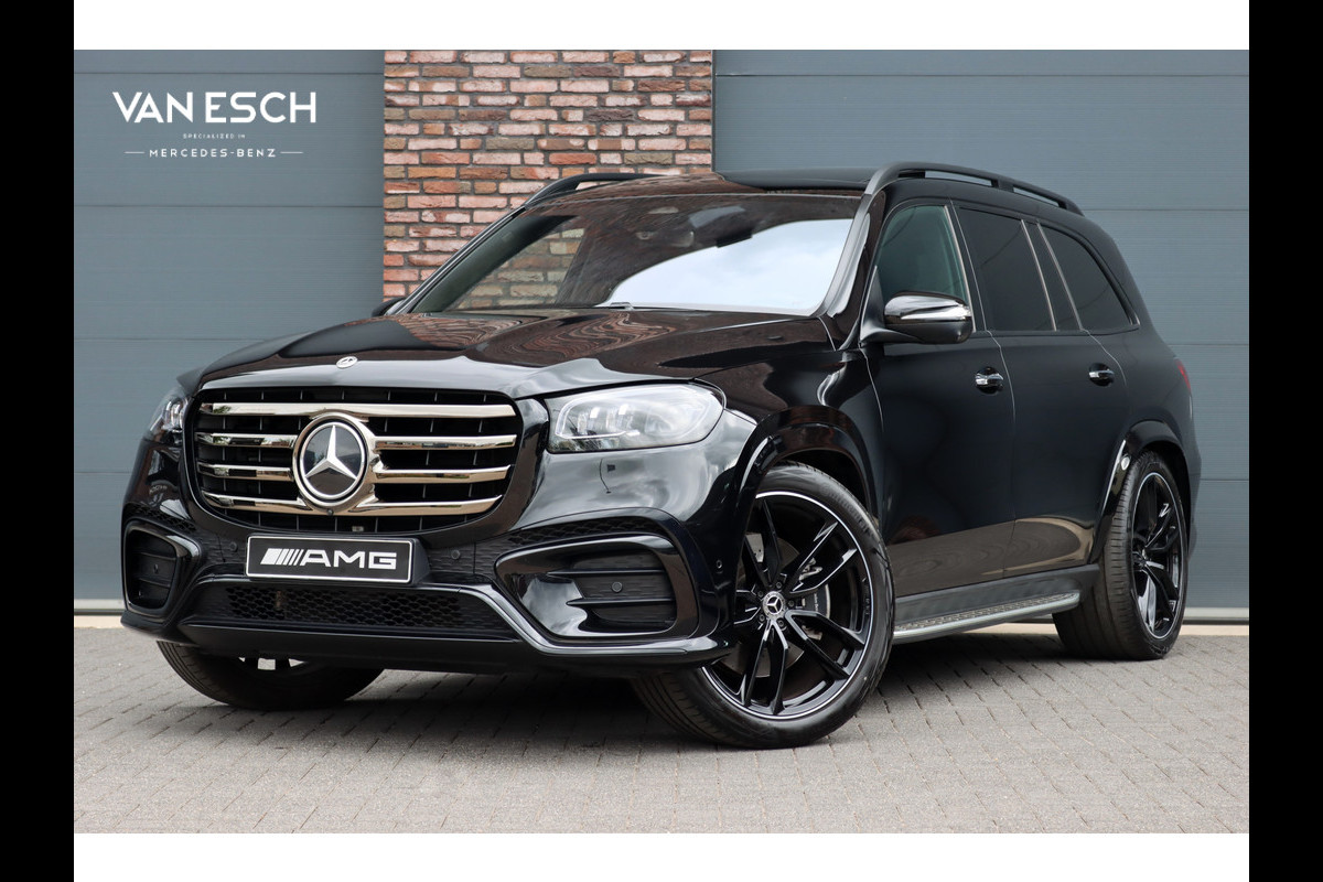Mercedes-Benz GLS 450 d 4MATIC AMG Line | 7Pers. | Luchtvering | Distronic | Standkachel | Massage | MBUX Tablet | Trekhaak | Comfortpakket Achter+ | Burmester | Vlakkenverwarming |