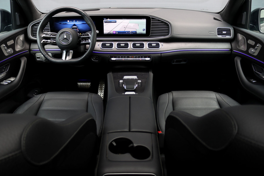 Mercedes-Benz GLS 450 d 4MATIC AMG Line | 7Pers. | Luchtvering | Distronic | Standkachel | Massage | MBUX Tablet | Trekhaak | Comfortpakket Achter+ | Burmester | Vlakkenverwarming |