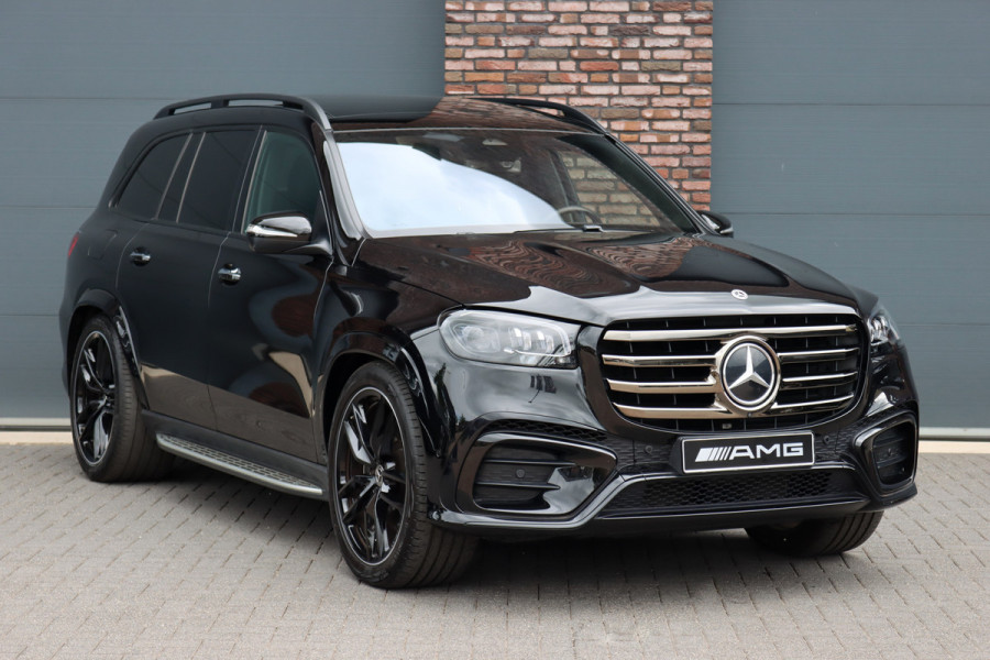 Mercedes-Benz GLS 450 d 4MATIC AMG Line | 7Pers. | Luchtvering | Distronic | Standkachel | Massage | MBUX Tablet | Trekhaak | Comfortpakket Achter+ | Burmester | Vlakkenverwarming |