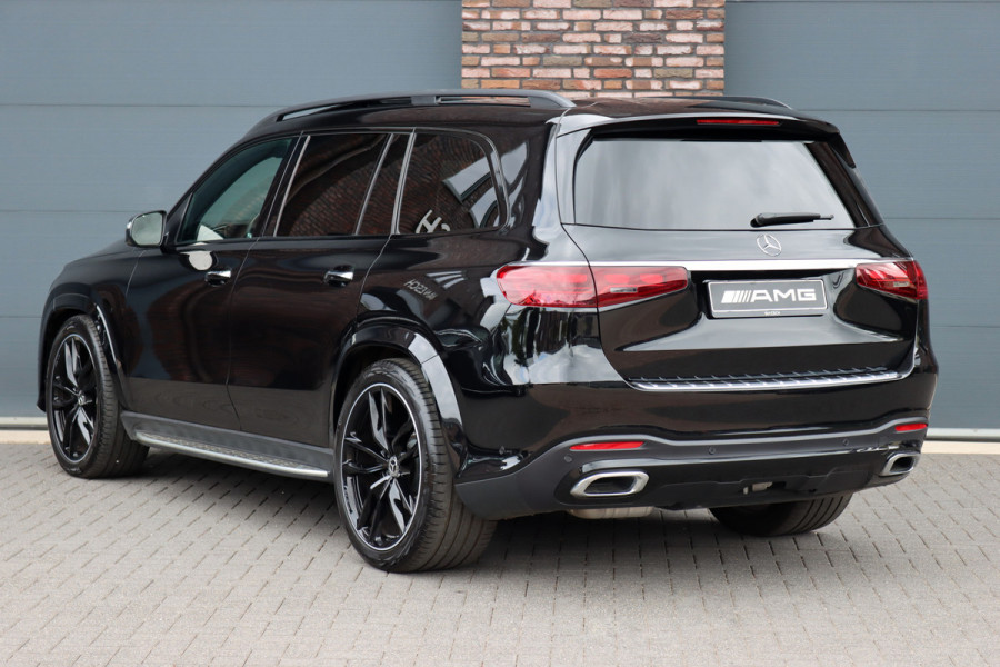 Mercedes-Benz GLS 450 d 4MATIC AMG Line | 7Pers. | Luchtvering | Distronic | Standkachel | Massage | MBUX Tablet | Trekhaak | Comfortpakket Achter+ | Burmester | Vlakkenverwarming |