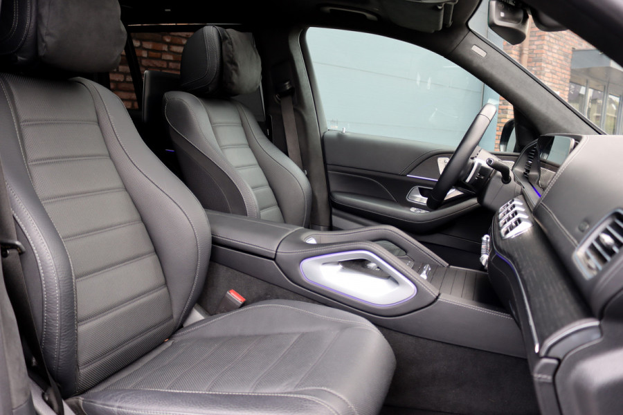 Mercedes-Benz GLS 450 d 4MATIC AMG Line | 7Pers. | Luchtvering | Distronic | Standkachel | Massage | MBUX Tablet | Trekhaak | Comfortpakket Achter+ | Burmester | Vlakkenverwarming |