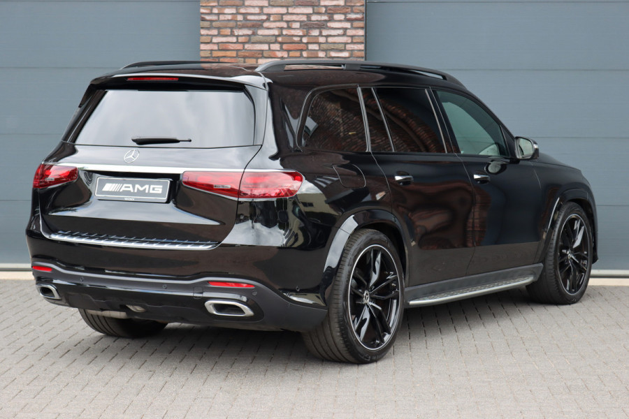 Mercedes-Benz GLS 450 d 4MATIC AMG Line | 7Pers. | Luchtvering | Distronic | Standkachel | Massage | MBUX Tablet | Trekhaak | Comfortpakket Achter+ | Burmester | Vlakkenverwarming |