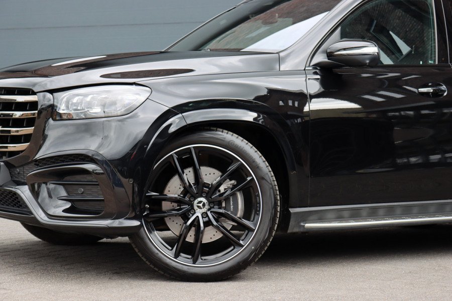 Mercedes-Benz GLS 450 d 4MATIC AMG Line | 7Pers. | Luchtvering | Distronic | Standkachel | Massage | MBUX Tablet | Trekhaak | Comfortpakket Achter+ | Burmester | Vlakkenverwarming |