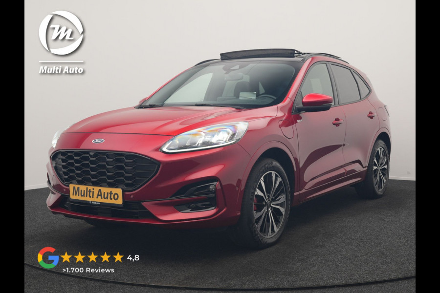 Ford Kuga 2.5 ST-Line X PHEV 225pk Dealer O.H. | Panodak | Adaptive Cruise | Head Up | 360 Camera | Alcantara Sportstoelen & Stuur Verwarmd | Bang & Olufsen | Keyless | Blis | Apple Carplay | Navigatie | DAB | Plug In Hybrid