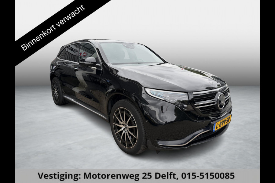 Mercedes-Benz EQC 400 BUSINESS AMG 80 kWh ACCU 97% GARANTIE 7-2031! 4MATIC. SCHUIFDAK PREMIUM PLUS-PAKKET! . GARANTIE TOT 07-2031 . ACCU 97% . PANORAMA-DAK .