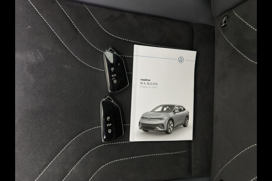 Volkswagen ID.5 Pro Business 77 kWh [3-Fase-11kW] {SoH-93%} (INCL.BTW) *HEAD-UP | LEATHER-FABRIC | FULL-LED | ADAPTIE-CRUISE |  DIGI-COCKPIT | HEATED-COMFORTSEATS | KEYLESS | DAB+ | AMBIENT-LIGHT | NAVI-FULLMAP | CAMERA | TOWBAR | 19''ALU*