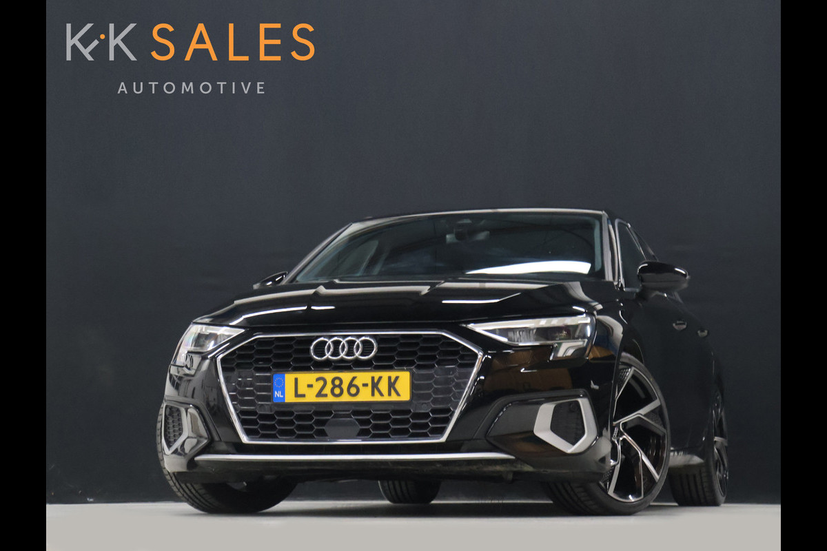 Audi A3 Limousine 35 TFSI Business edition [ADAPTIVE CRUISE, APPLE CARPLAY, TREKHAAK AFNEEMBAAR, ANDROID, VIRTUAL COCKPIT, FULL LED, GROOT NAVIGATIE, DRAADLOOS OPLADEN, SPORTSTOELEN, SPORTONDERSTEL, LANE ASSIST, PDC ACHTER, CLIMATE CO