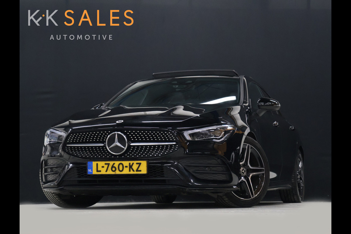 Mercedes-Benz CLA-Klasse 200 Business Solution AMG [SCHUIFKANTELDAK, AMG PAKKET, APPLE CARPLAY, ANDROID, WIDESCREEN COCKPIT, STOELVERWARMING, CAMERA, SFEERVERLICHTING, MULTIBEAM LED, PDC V+A, CRUISE CONTROL, NAVIGATIE, KEYLESS, CLIMATE CONTRO