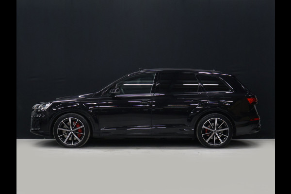 Audi Q7 60 TFSI e quattro Competition S Line [LUCHTVERING, TREKHAAK UITKLAPBAAR, SCHUIFDAK, BOSE 3D, MEMORY SEATS, 360° CAMERA, APPLE CARPLAY, STOELVERWARMING V+A, STOELVENTILATIE, STUURVERWARMING, ADAPTIVE CRUISE, NIEUWSTAAT]