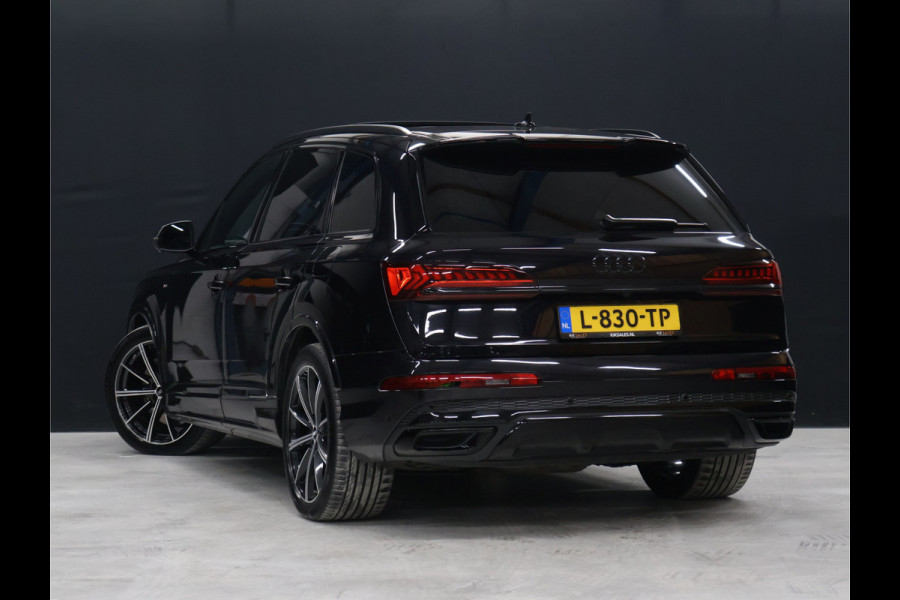 Audi Q7 60 TFSI e quattro Competition S Line [LUCHTVERING, TREKHAAK UITKLAPBAAR, SCHUIFDAK, BOSE 3D, MEMORY SEATS, 360° CAMERA, APPLE CARPLAY, STOELVERWARMING V+A, STOELVENTILATIE, STUURVERWARMING, ADAPTIVE CRUISE, NIEUWSTAAT]
