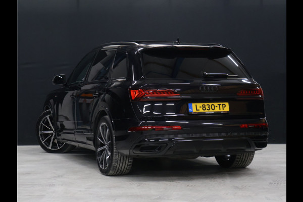 Audi Q7 60 TFSI e quattro Competition S Line [LUCHTVERING, TREKHAAK UITKLAPBAAR, SCHUIFDAK, BOSE 3D, MEMORY SEATS, 360° CAMERA, APPLE CARPLAY, STOELVERWARMING V+A, STOELVENTILATIE, STUURVERWARMING, ADAPTIVE CRUISE, NIEUWSTAAT]