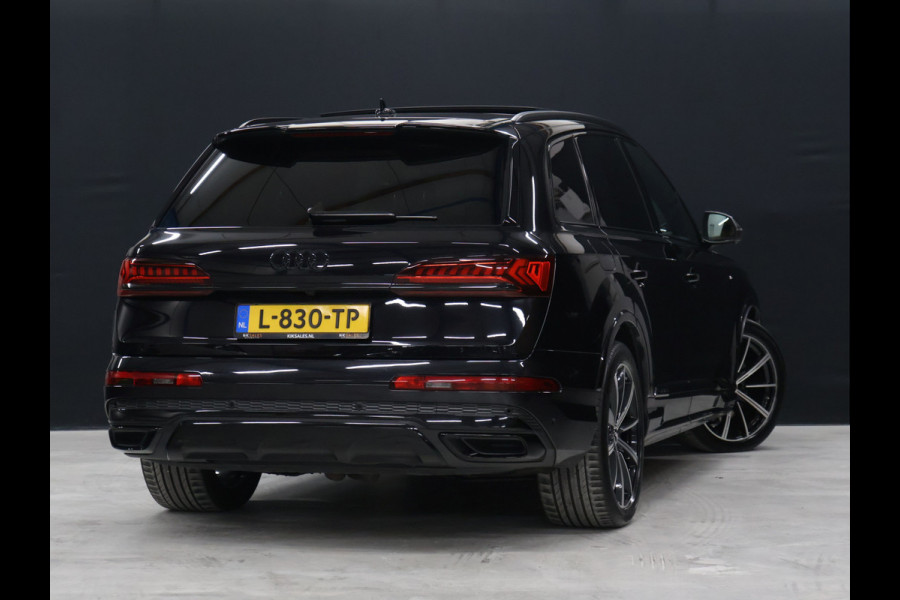 Audi Q7 60 TFSI e quattro Competition S Line [LUCHTVERING, TREKHAAK UITKLAPBAAR, SCHUIFDAK, BOSE 3D, MEMORY SEATS, 360° CAMERA, APPLE CARPLAY, STOELVERWARMING V+A, STOELVENTILATIE, STUURVERWARMING, ADAPTIVE CRUISE, NIEUWSTAAT]