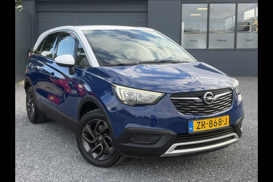 Opel Crossland X 1.2 Turbo 120 Jaar Edition ✓110pk✓D-riem vv in 2025✓2e Eigenaar✓Carplay✓Lm velgen✓N.A.P✓6 Bak✓Airco✓Cruise✓Pdc✓Rijstrooksensor✓Nieuwe Apk bij Aflevering